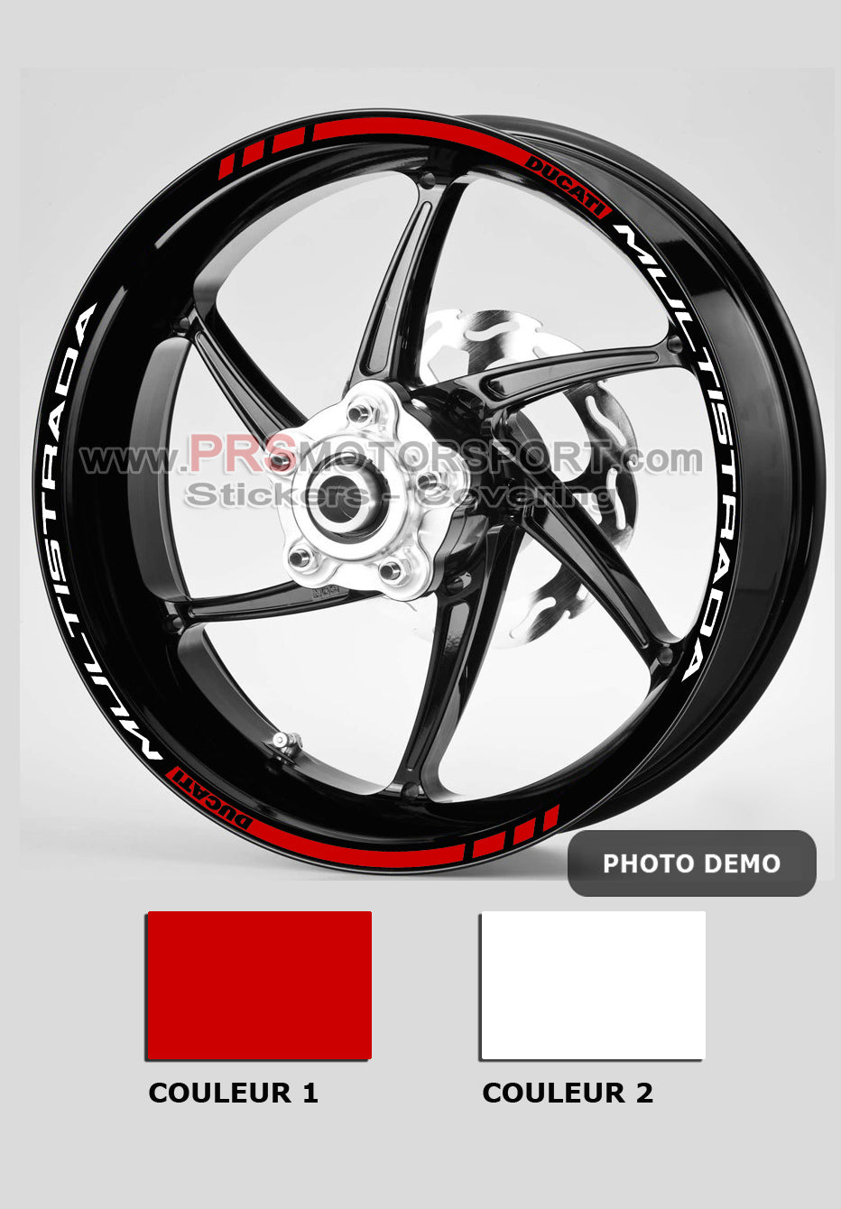 LISERETS jante DUCATI MULTISTRADA