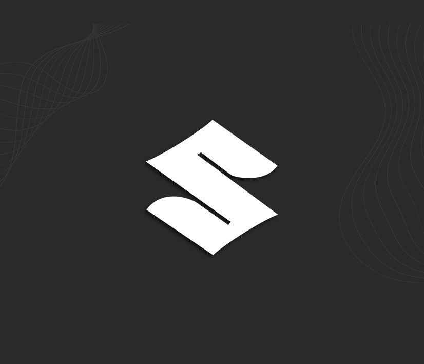 S logo stickers (Suzuki)