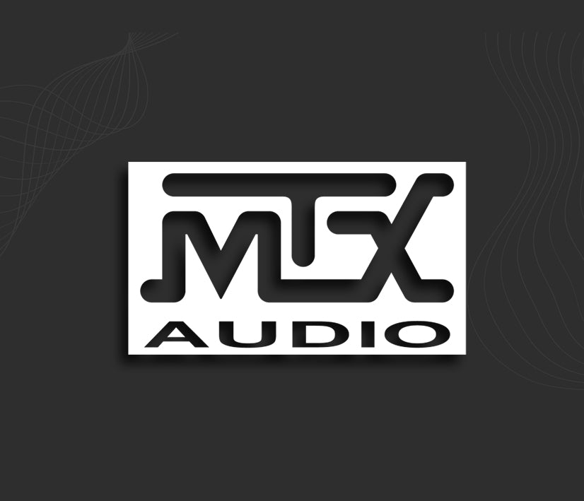 autocollant voiture MTX audio, stickers carrosserie tuning.