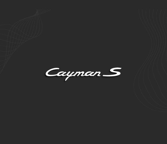autocollant voiture porsche décalcomanie carrosserie Cayman S.