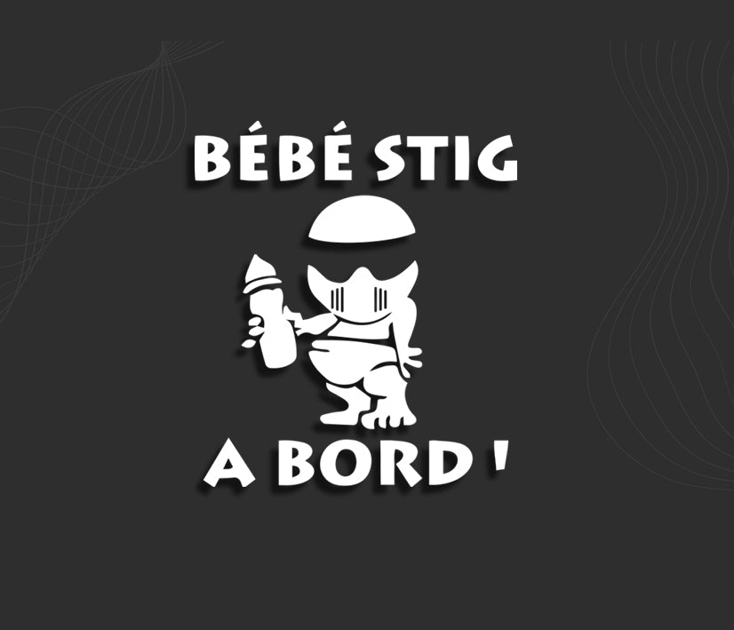Stickers BEBE A BORD Stig