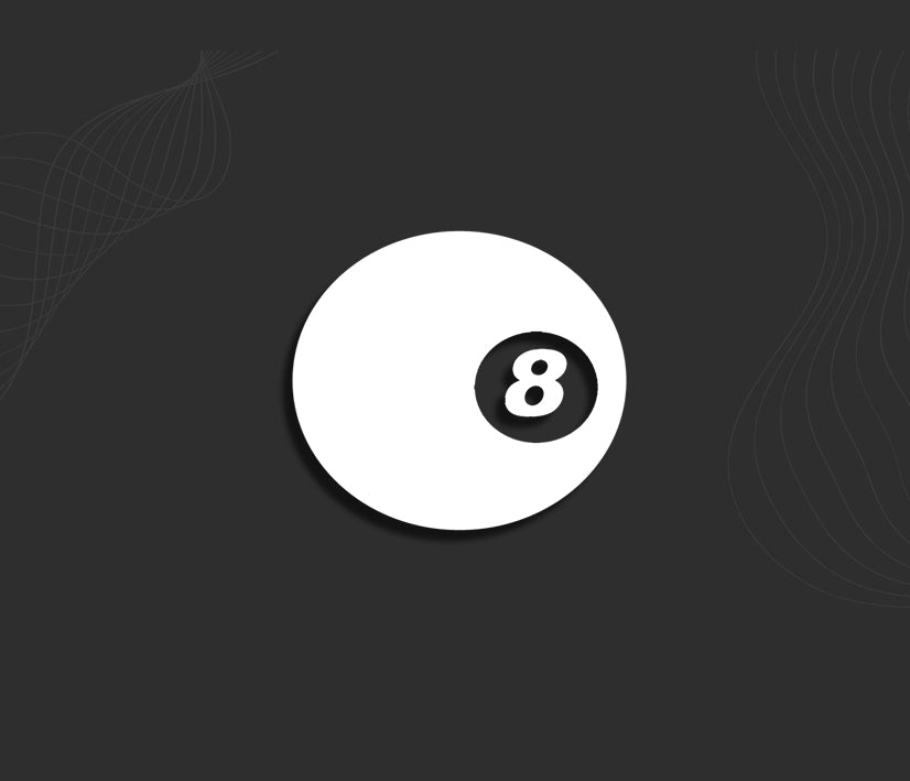 Stickers BOULE DE BILLARD 8