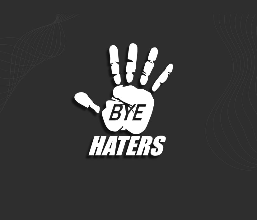 Stickers BYE HATERS