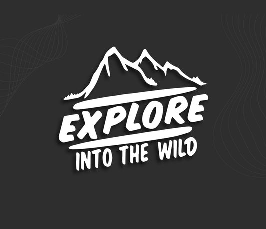 Stickers EXPLORE INTO THE WILD
