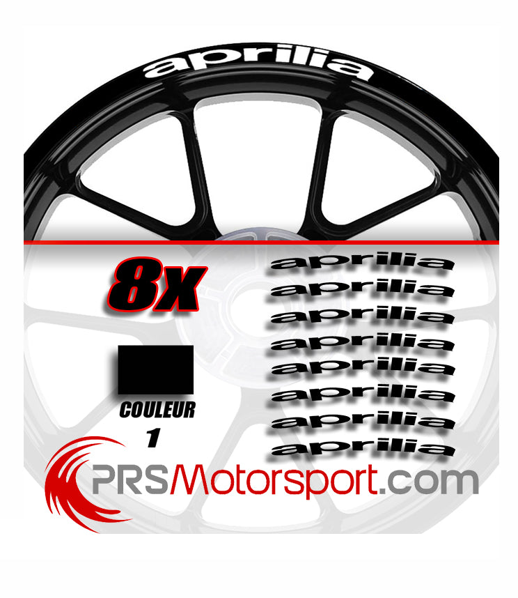 Stickers bord de jante APRILIA