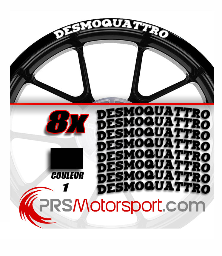 Stickers bord de jante DUCATI DESMOQUATTRO
