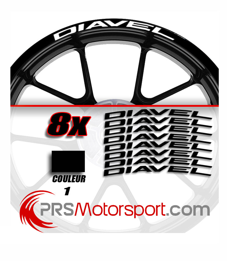Stickers bord de jante DUCATI DIAVEL