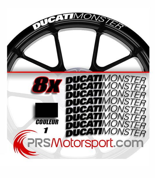 Stickers bord de jante DUCATI MONSTER 1