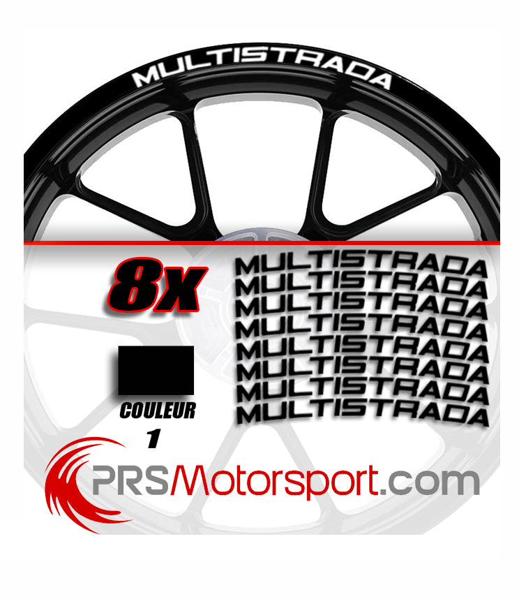 Stickers bord de jante DUCATI MULTISTRADA