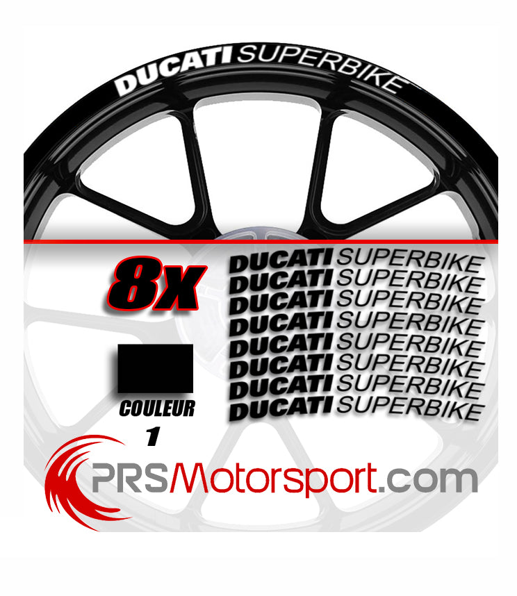 Stickers bord de jante DUCATI SUPERBIKE