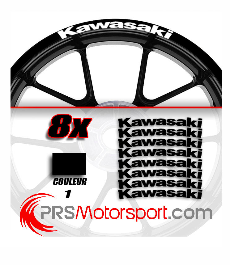 Stickers bord de jante KAWASAKI 1