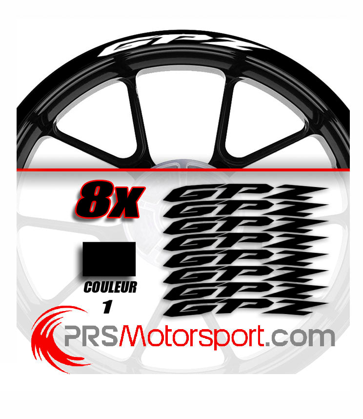 Stickers bord de jante KAWASAKI GPZ 1