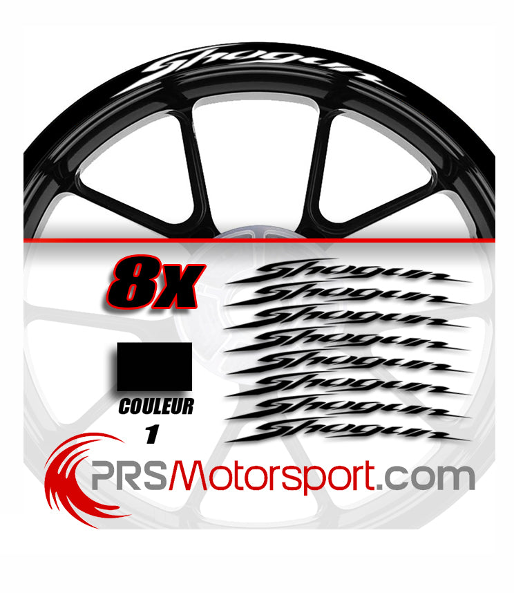 Stickers bord de jante SUZUKI SHOGUN