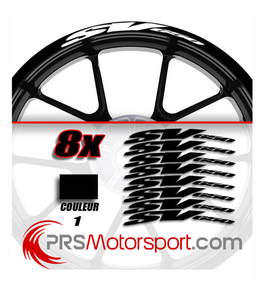 Stickers bord de jante SUZUKI SV650 1