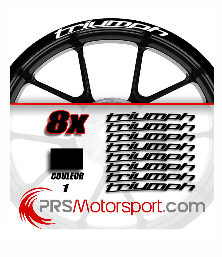 Stickers bord de jante TRIUMPH 2