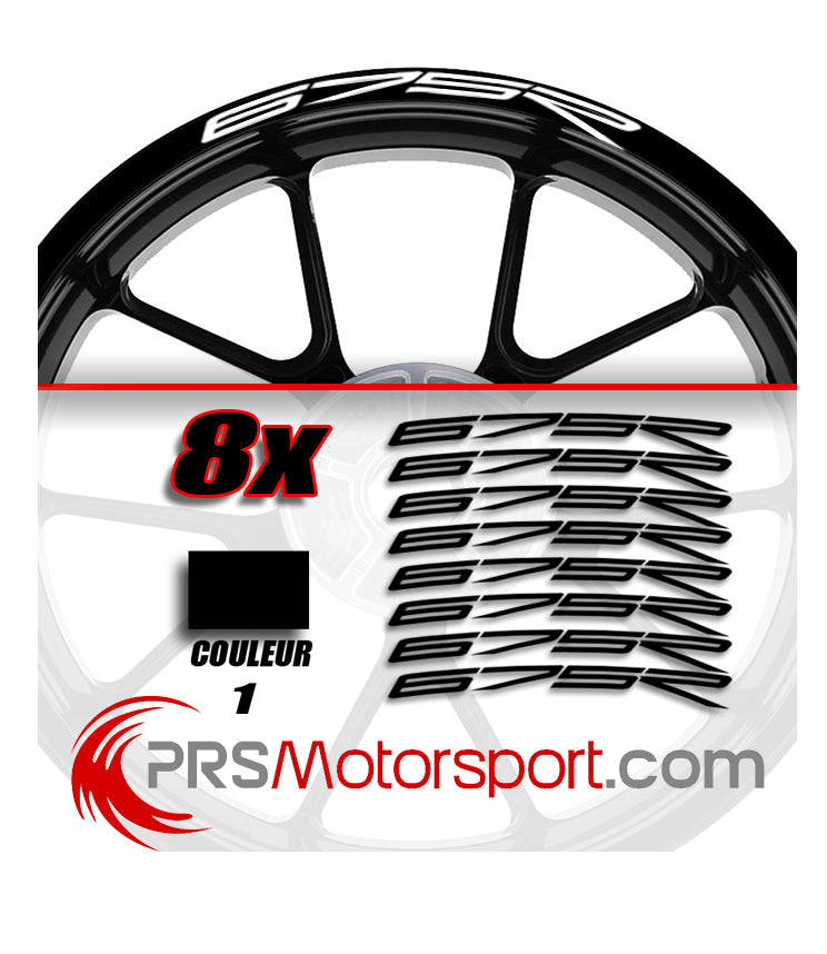 Stickers bord de jante TRIUMPH 675R