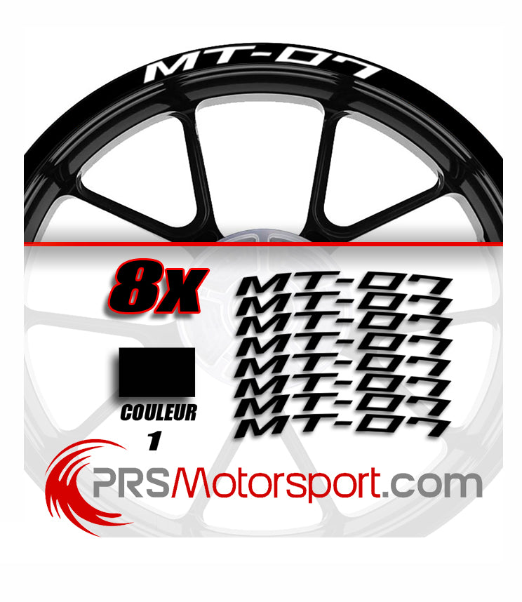 Stickers bord de jante YAMAHA MT-07
