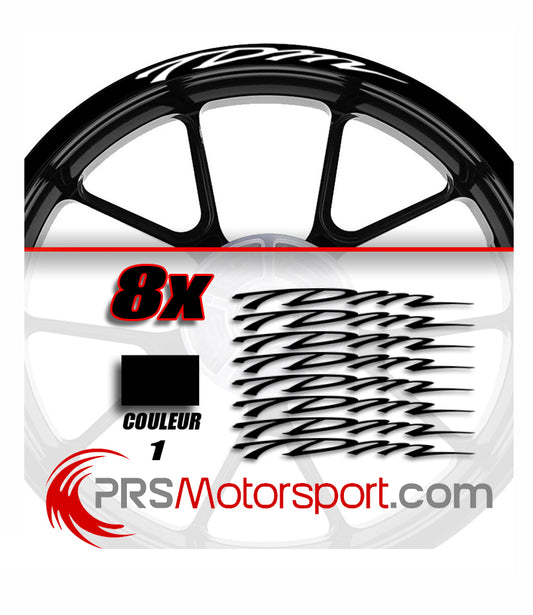 Stickers bord de jante YAMAHA TDM