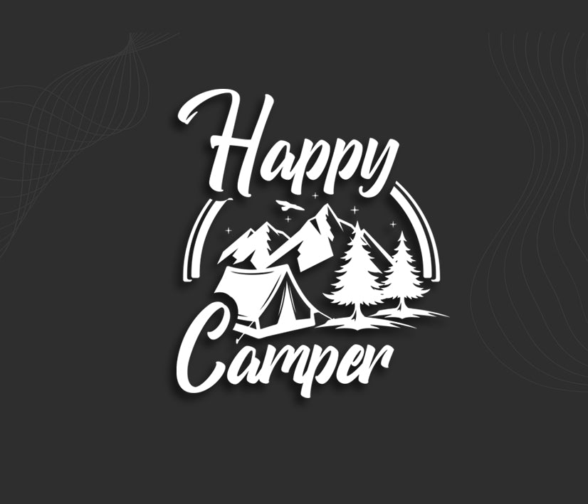 Stickers HAPPY CAMPER 3