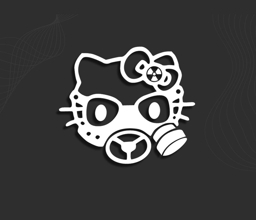 Stickers HELLO KITTY NUCLEAR