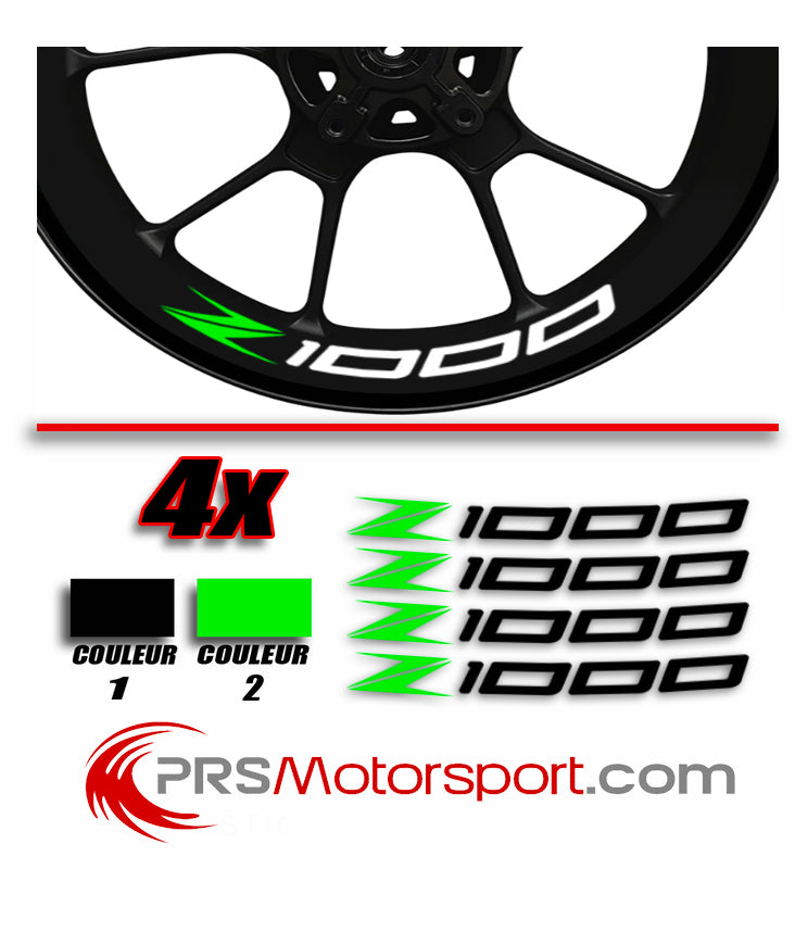 Stickers Intérieur jante KAWASAKI Z1000