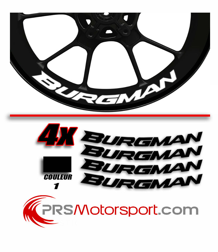 Stickers Intérieur jante SUZUKI BURGMAN
