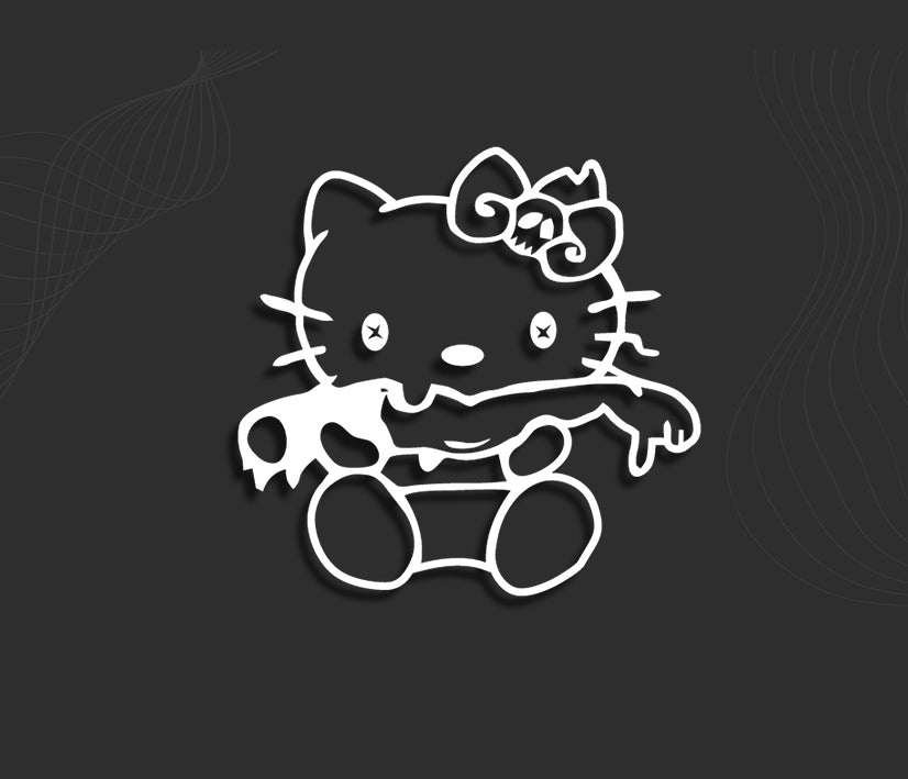 Stickers HELLO KITTY ZOMBIE