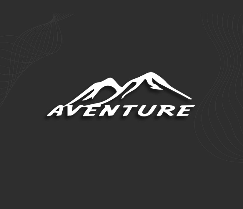 autocollant van life aventure, stickers logo montagne, decalcomanie pas cher.
