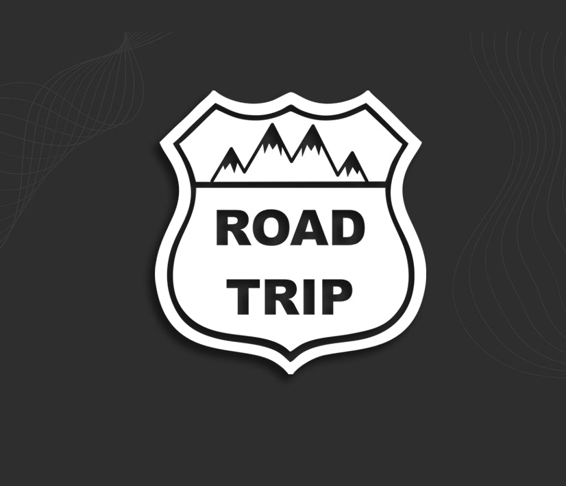 autocollant van life pas cher, stickers road trip route 66, decalcomanie carrosserie camping car.