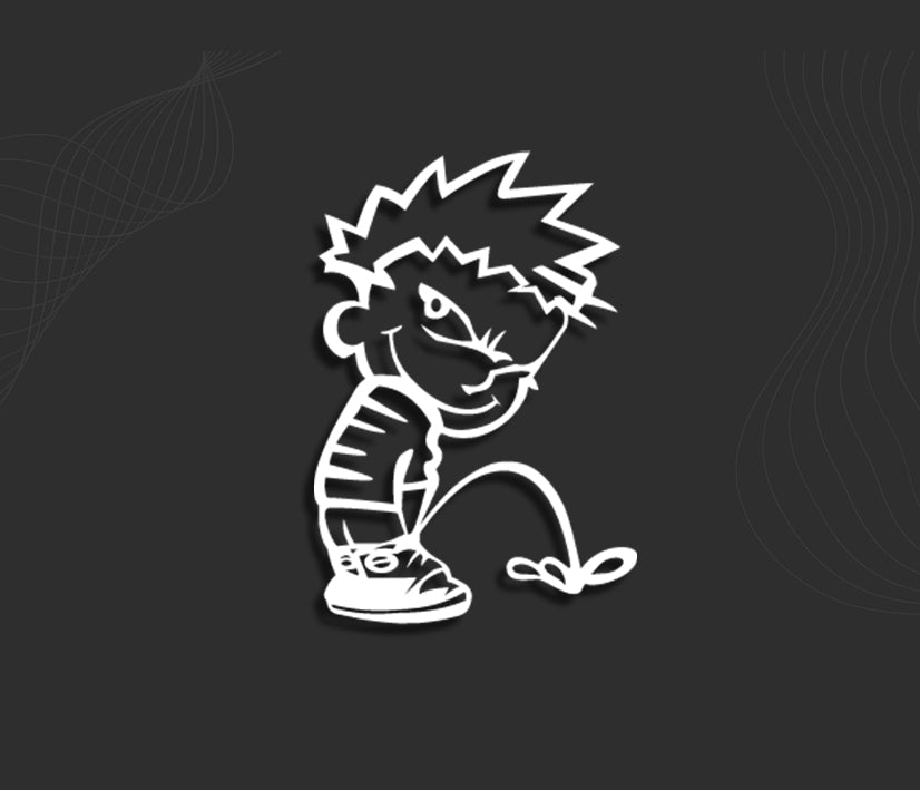 Stickers PISSEUR BOY