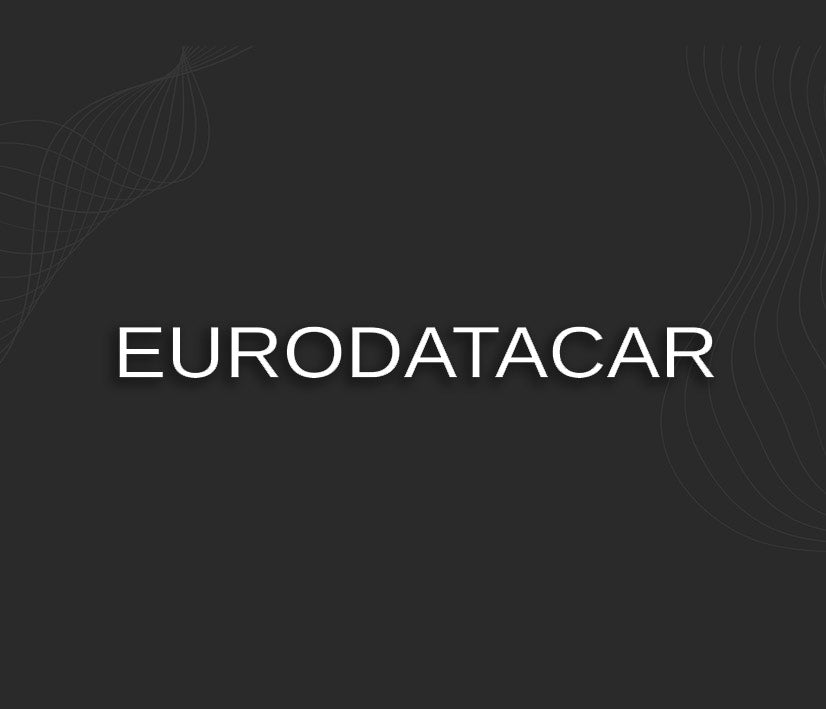 Autocollant EURODATACAR voiture rallye stickers.