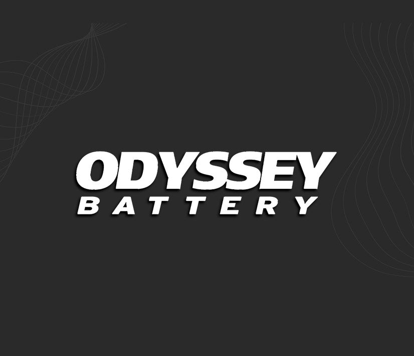 autocollant sponsors carrosserie voiture, stickers ODYSSEY Battery.