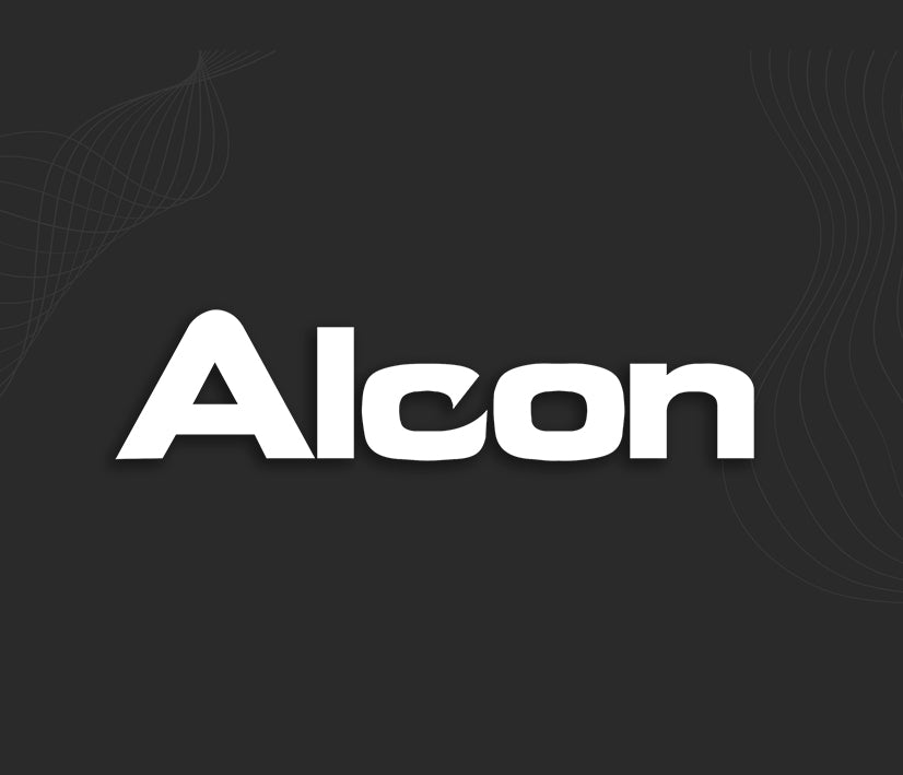 Autocollant voiture logo Alcon, stickers décalcomanie carrosserie.