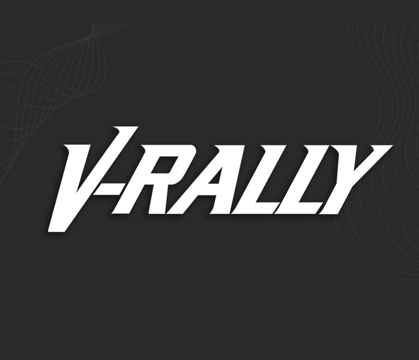 Autocollant V-RALLY stickers voiture.
