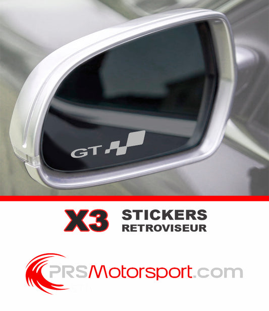 autocollant Renault GT sport, stickers pour rétroviseur voiture.