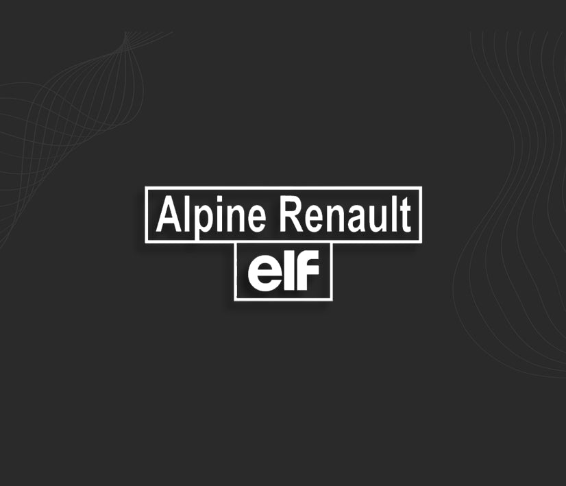 autocollant Alpine Renault ELF, décalcomanie carrosserie voiture Renault.
