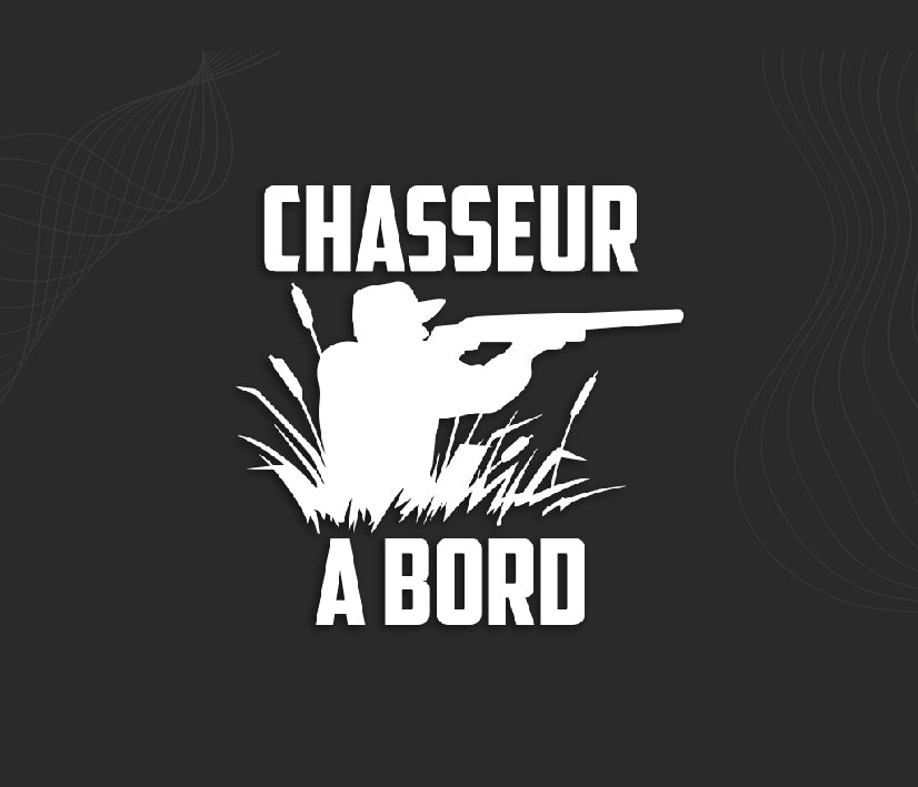 Stickers CHASSEUR A BORD