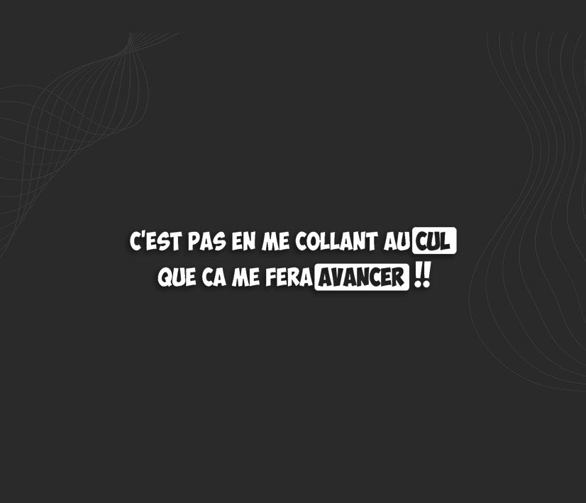 Stickers COLLE AU CUL