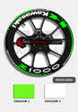 Liseret De Jante Racing Jaune Pour Kawasaki Z1000, Z1000R, Z1000SX - Accessoire Moto Style - 4