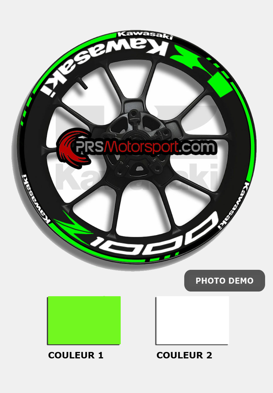 stickers jante moto kawasaki z1000.