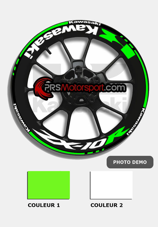 liseret jante moto kawasaki. Autocollant moto kawasaki zx-10r.