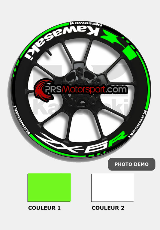 autocollant moto pour les jante. Stickers kawasaki ninja zx-6r