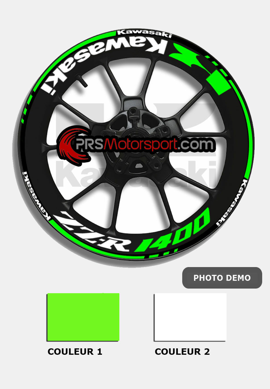 liseret de jante moto kawasaki zzr. Stickers moto kawasaki.