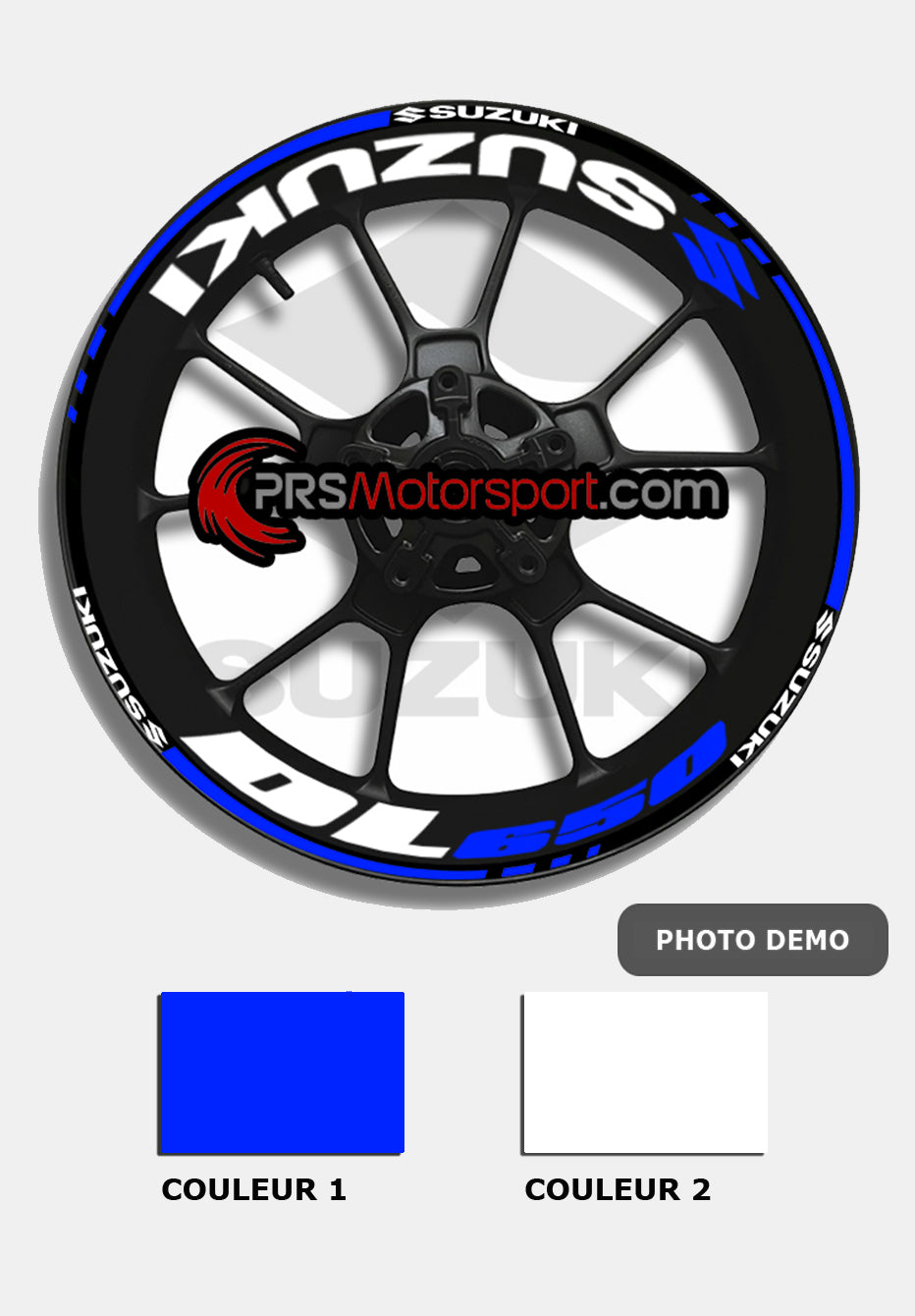 stickers liseret de jante moto suzuki.
