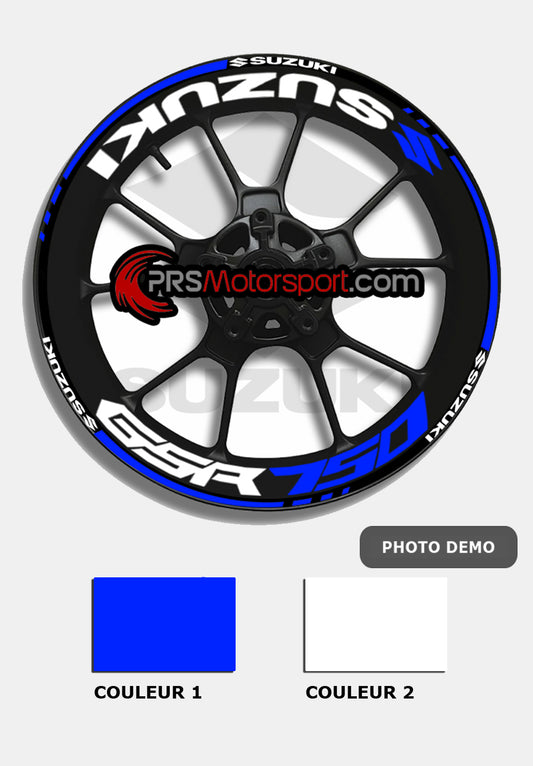 kit déco jante stickers suzuki gsr. Autocollant moto suzuki gsr 750