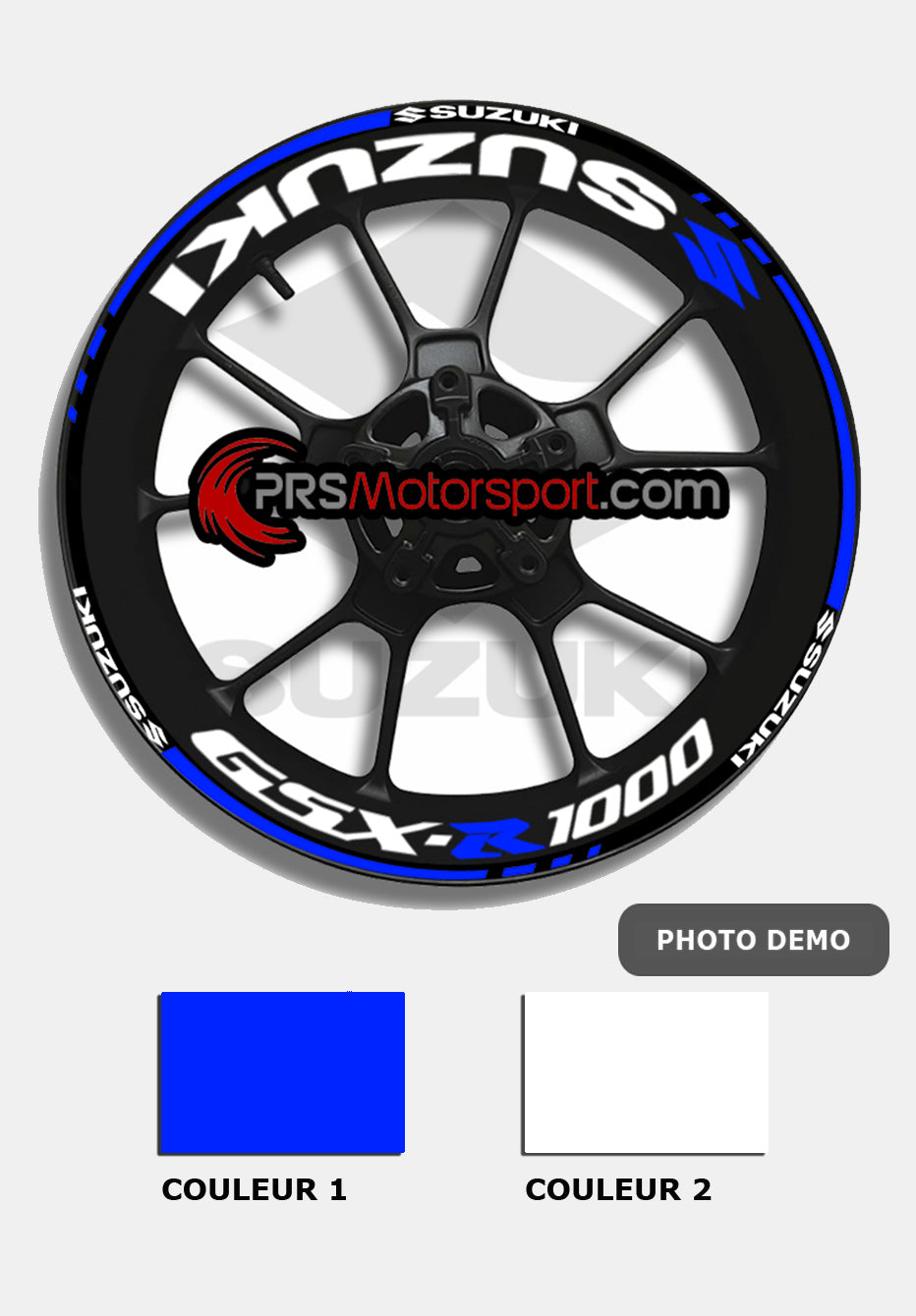 stickers liseret jante moto suzuki. Autocollant moto suzuki gsx-R.