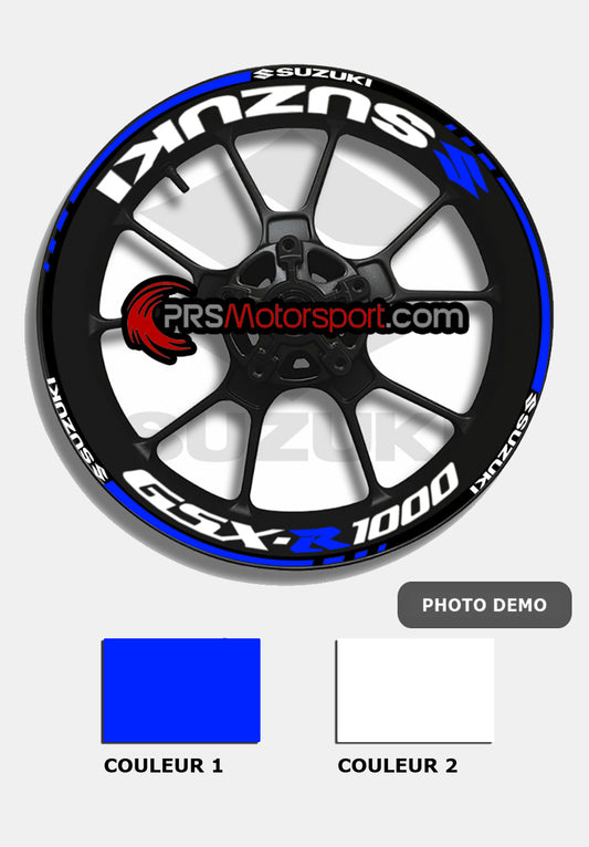 stickers liseret jante moto suzuki. Autocollant moto suzuki gsx-R.