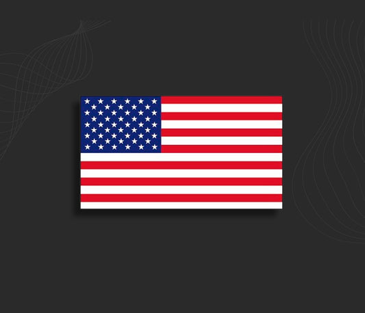 stickers autocollant drapeau USA. 