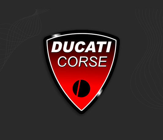Stickers DUCATI CORSE imprimé