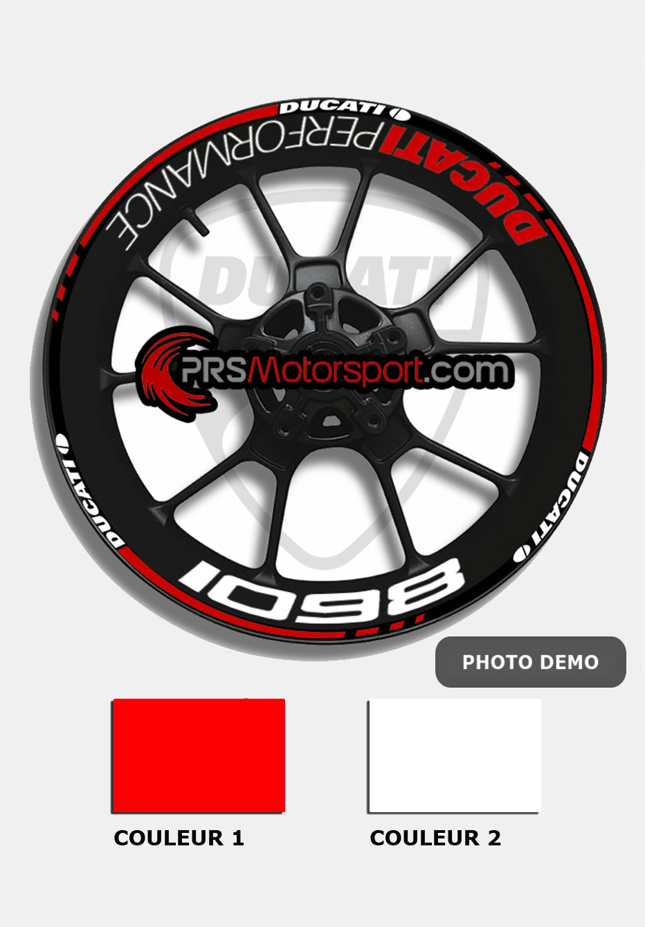 liserets jante ducati 1098. Stickers moto ducati.